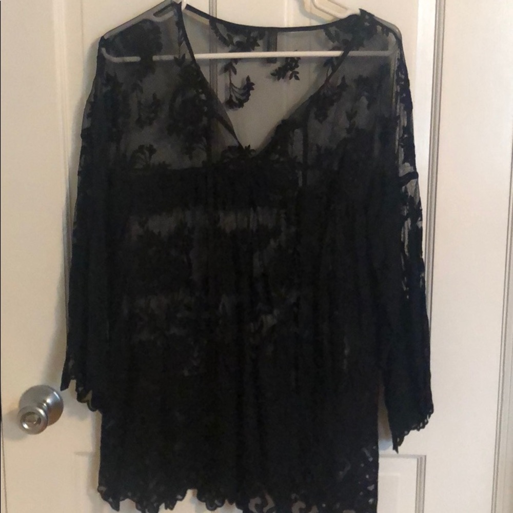 Black Lace Top